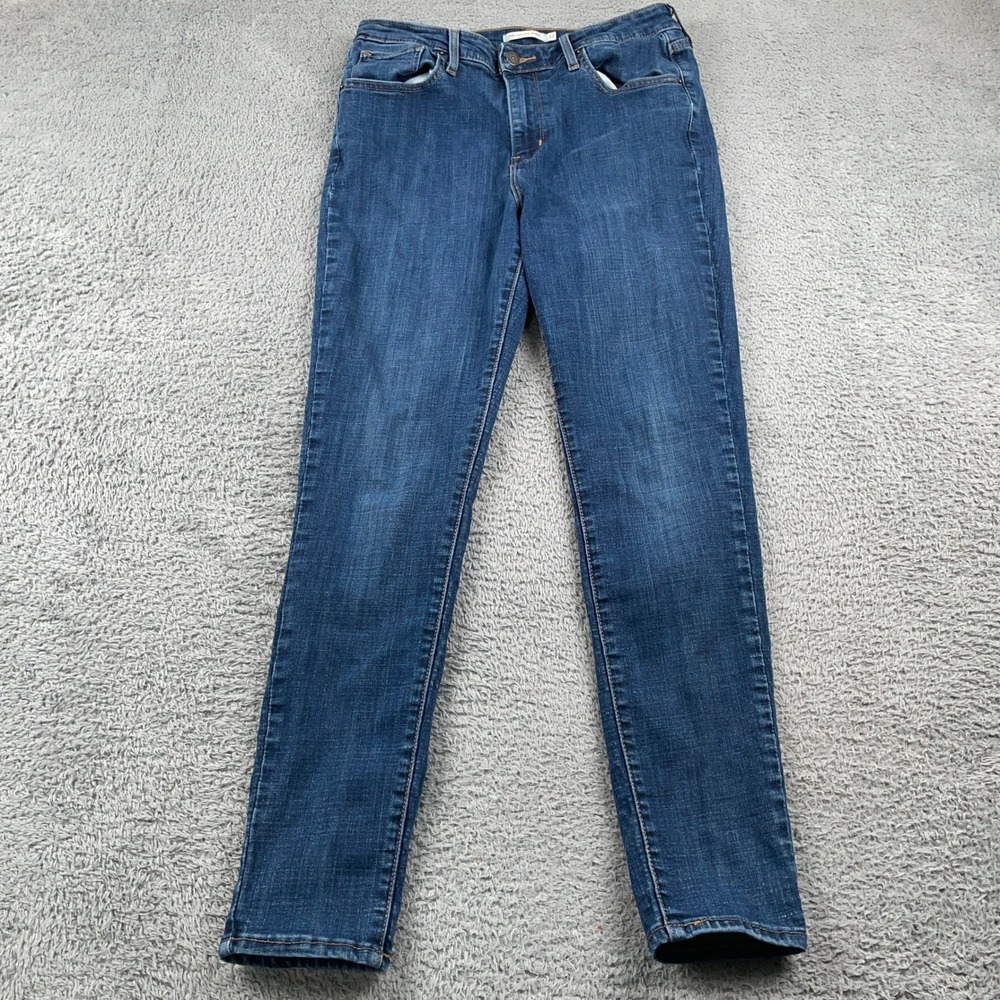 Levis Jeans Womens 31 Blue 721 High Rise Skinny Stretch Comfort Denim Casual